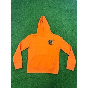 Baltimore Orioles Youth Hoodie Orange How Bout Dem Birds Sweatshirt Size L 10/12